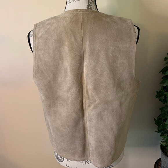 Vintage genuine suede vest - Picture 3 of 7